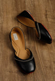 Sukhi Black Cruelty-Free Leather Jutti