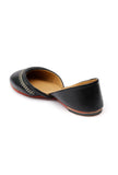 Sukhi Black Cruelty-Free Leather Jutti