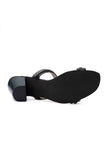 Charcoal Black Chain Cruelty-Free Leather Stealtoes