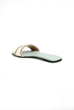 Sky Blue Cruelty-Free Leather Flats