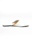 Irish White Gold Chain Cruelty-Free Leather Flats