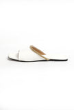 Irish White Gold Chain Cruelty-Free Leather Flats