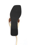 Yellow Kolhapuri Tie Up Flats