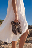 Espresso Twist Slingback Flats