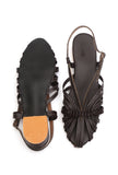 Espresso Twist Slingback Flats