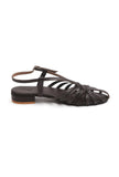Espresso Twist Slingback Flats