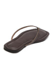 Espresso Cushioned Toe-Ring Flats