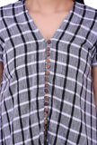 Grey Gamcha Cotton Top