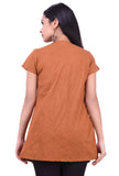 Orange Pure Cotton Kurta