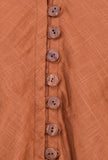 Orange Pure Cotton Kurta