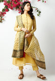The Subtle Yellow Kota Dupatta