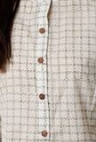 Off White Buttoned Cotton Shirt