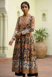 Three Print Kalamkari Cotton Kurta