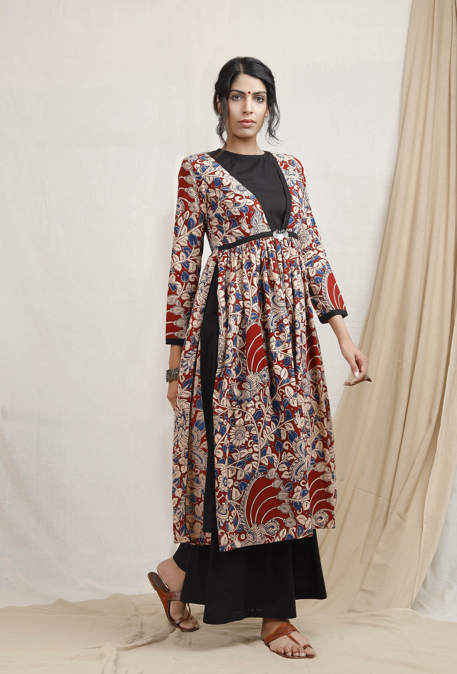 Kalamkari Black Overlay