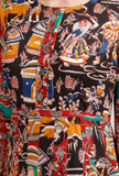 Set of 2: Three print kalamkari Kurta and Black Pallazos