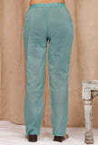 Green Sheer Organdy Pallazos