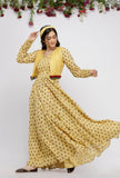Yellow Short Kota Boho Cape