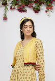 Yellow Short Kota Boho Cape