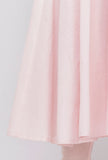 Set of 2 :Light Pink Cotton Anarkali Paired with Cotton Chooridar