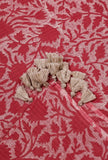 Peach Kota Hand-Block Printed Tasseled Dupatta