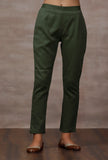 Sage Green Cashmilon Straight Pants