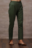 Sage Green Cashmilon Straight Pants