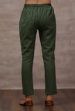 Sage Green Cashmilon Straight Pants