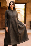 Dark Olive Cotton Khaadi Kurta