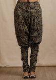 Blue Ajrakh Print Churidar