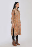 Kashifa Ecru Kani Jamavar Long Coat Outer Jacket