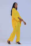 Yellow Color Vneck Top