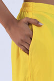 Yellow Color Women Pant