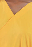 Yellow Cotton Kaftan-Free Size