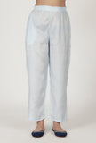 Set Of 2: Grey Cotton Kurta & Pant Set