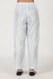 Set Of 2: Grey Cotton Kurta & Pant Set