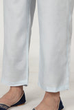 Set Of 2: Grey Cotton Kurta & Pant Set