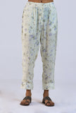 Off White Viscose Cotton Pant