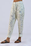Off White Viscose Cotton Pant