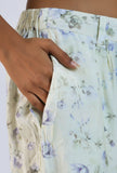 Off White Viscose Cotton Pant