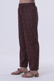 Block Printed Green Color Cotton Pant