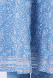 Blue & White Cotton Block Printed Kurta