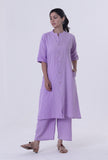Lavender Cotton Kurti