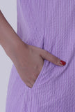 Lavender Cotton Kurti