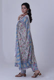 Multicolor Motif Cotton Dupatta