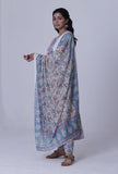 Multicolor Motif Cotton Dupatta