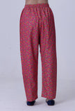 Cerise Pink Cotton Rayon Pant