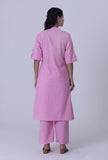 Pastel Violet Cotton Kurti