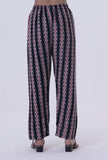 Black Cotton Rayon Pant