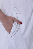 White Lurex Kurta