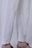 White Cotton Chikankari Laces Pant